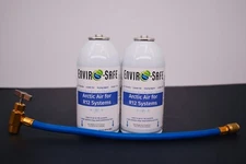 Arctic Air for R12, Refrigerant support, 2 cans Charging Hose