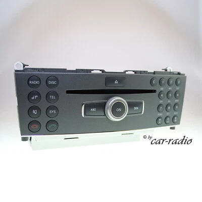 Original Mercedes W204 ZB Bedienteil Headunit CDC ECE mit 6-CD-Wechsler C GLK - Bild 1 von 4