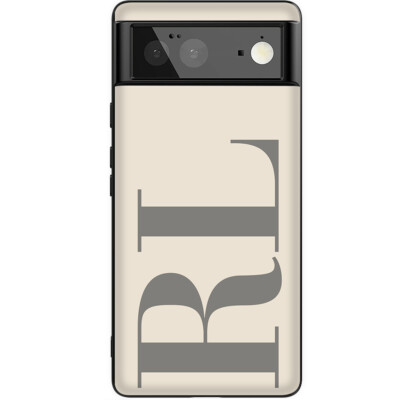 Personalised Initial Phone Case Rubber Cover For Google Pixel 8 7A 6 5A 4A 3A XL