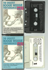 2 The Greatest Boogie Woogie Performers Cassette lot VG-EX CONDITION...