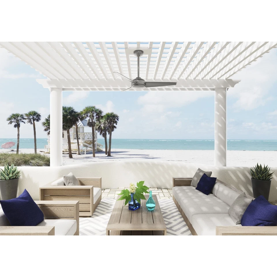 Hunter Fan Company 59608 Trimaran Ceiling Fan, 52, Matte Silver Finish - Image 4 of 4