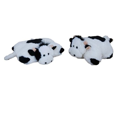 Cow soft plush toy and cushion/pillow 11"/28cm by Elka - Picture 2 of 3