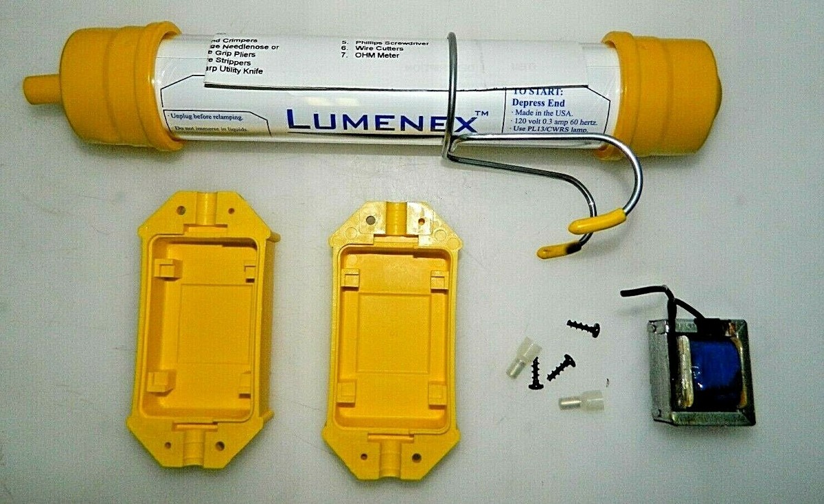 Lumenex Handheld Portable Work Light 13 Watt Electric Fluorescent