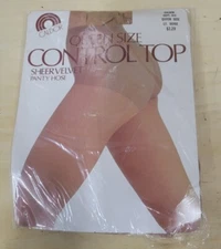 Vintage Caldor Queen Size Control Top Pantyhose