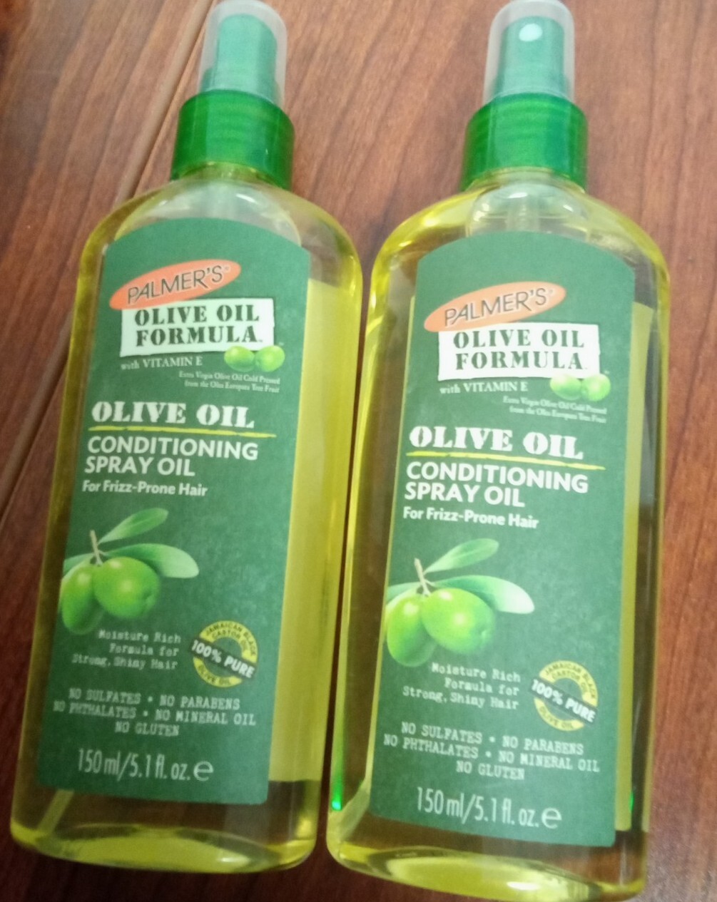 2 pk Palmer's OLIVE OIL FORMULA • CONDITIONING SPRAY OIL • 150mL / 5.10