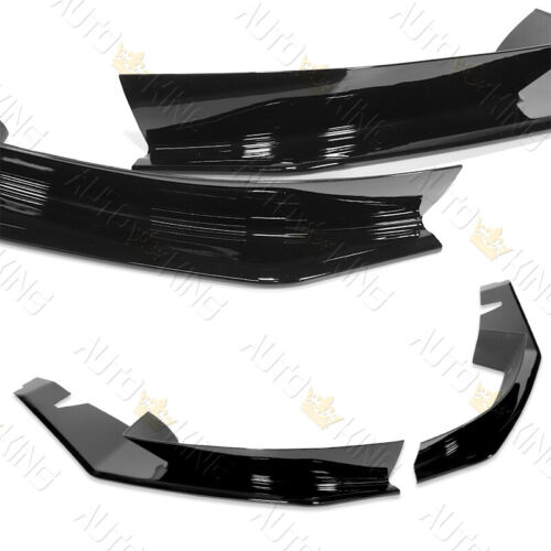 ALERÓN DIVISOR PARACHOQUES DELANTERO PINTADO NEGRO ESTILO MS MAZDA RX-8 ADECUADO 04-08 LIP - Imagen 3 de 5
