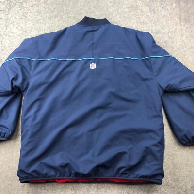 Vintage Tennessee Titans Jacket Mens 2XL Blue Red