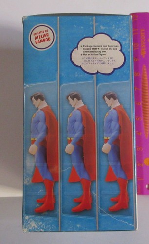 DC Comics Super Powers SUPERMAN Kotobukiya ARTFX+ Statue original box - Picture 2 of 16