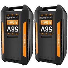2X 58V 5.0Ah for Echo 58Volt Lithium-ion Battery CBP-58V40 CBP-58V2AH CHT-58V