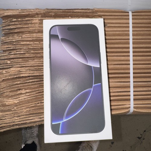 Apple iPhone 16 Pro Max Empty Box Only White Titanium 256GB Empty Box Only