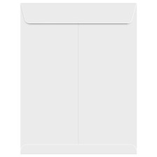 9 x 12 White Catalog Envelopes, 24w 90gsm , Gummed Seal, 50 per Pack