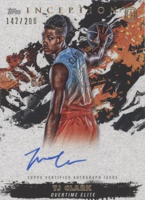 2021-22 Topps Inception OTE Overtime Elite - TJ Clark #IA-TC2 - 1 of 1