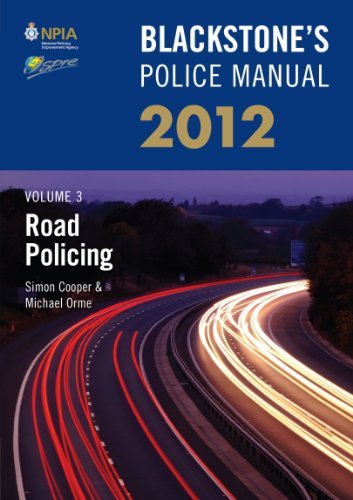 Blackstone's Police Manual Volume 3: Road Policing 2012 (Blackstone's Police Ma - Picture 1 of 1