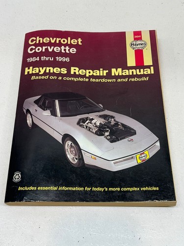 Haynes Chevrolet Corvette 1984-1996 Automotive repair Manual #24041 Pre-owned