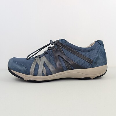 Dansko Henriette Casual Shoes Womens Size 41 11 Drawstring Sneakers  Blue