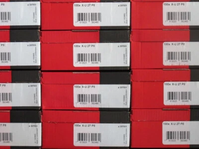 100 uds. X-U 27 P8 Clavos de HILTI para DX 36M DX A40 DX A41 DX 460 DX 2 y DX 6