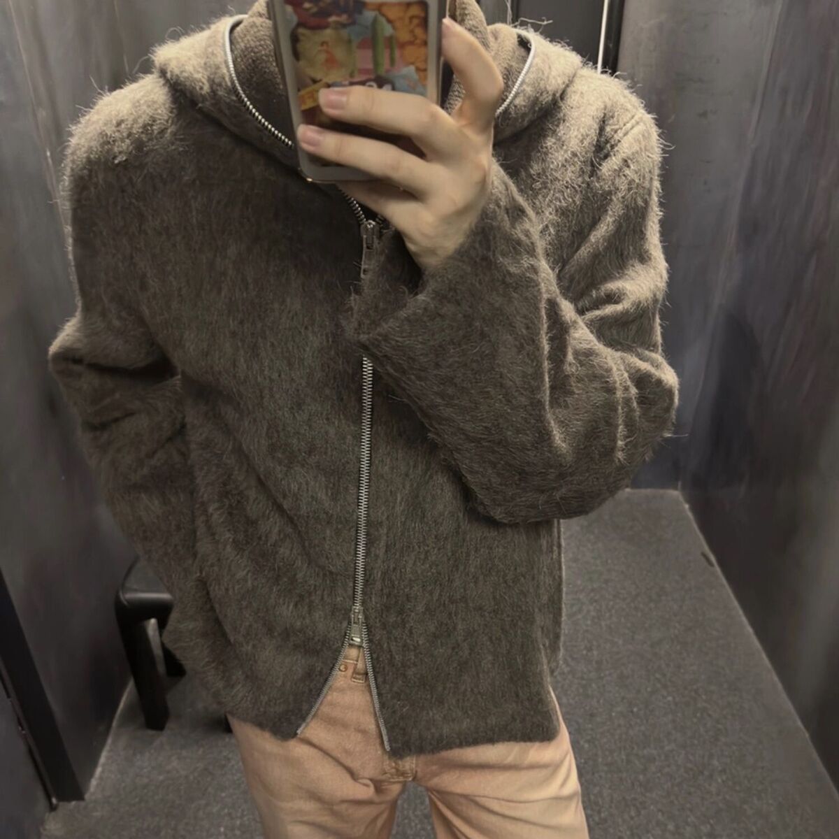 Mohair Our Legacy Style Cardigan Wool Blend Knit Sweater Mohair Our Legacy Style Cardigan Wool Blend Knit Sweater
