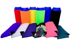 Blank Foam Collapsible 16 oz. Can Coolie: Choose Color and Quantity