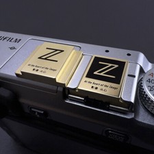 Hot Shoe Cover Shutter Release Button brass Z Suitable for Nikon, Canon, Sony