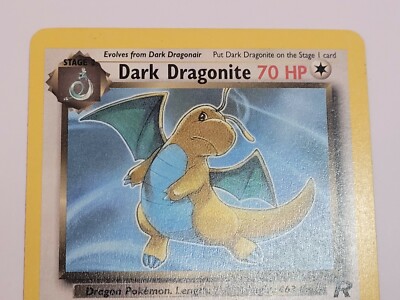 Dark Dragonite Pokemon Card - Team Rocket 22/82 - Rare - NM