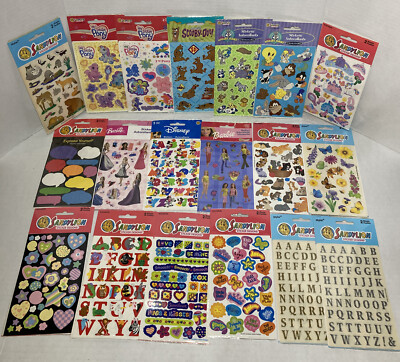 Vtg Sandylion Sticker Designs Scooby Doo Looney Tunes My Little Pony Disney Lot