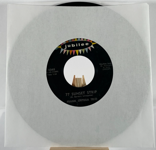 FRANK ORTEGA TRIO 45 RPM 77 SUNSET STRIP / 77 SUNSET STRIP CHA-CHA—VG+ - Picture 2 of 5
