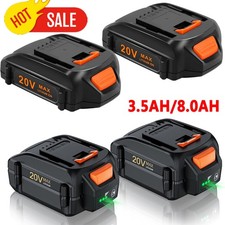 For WORX 20V 8000mAH MAX Extend Lithium-Ion Battery WA3525 WA3575 WA3520