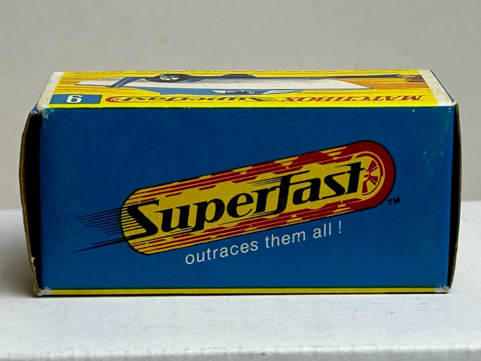 Matchbox No. 9 Barco y remolque súper rápidos con caja original, bonito Foto 2 de 4