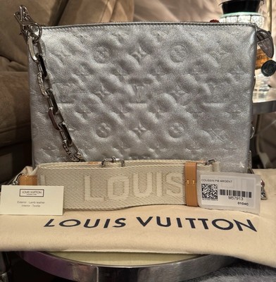 LOUIS VUITTON COUSSIN PM ARGENT NEVER BEEN WORN!    MICROCHIPPED GORGEOUS 