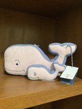 Brand NEW Vineyard Vines Baby Nursery Whale Plush Pink Blue Gingham Target NWT