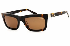 New Guess GU00212 52E Dark Havana/Brown 55-20-145 Sunglasses