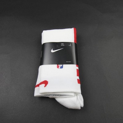  Nike NBA Authentics Dri-Fit Socks Men's White New with Tags XL