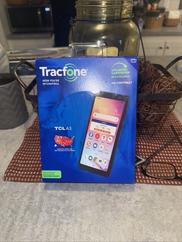TracFone TCL A3 32GB Black Prepaid Smartphone A509DL New No Contract! Sealed