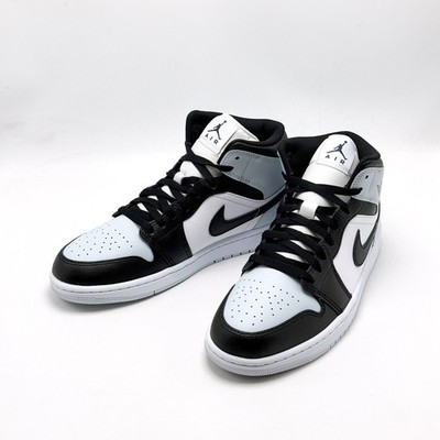 NEW* Men NIKE Air Jordan 1 Mid BLACK / AURA / SQUADRON BLUE