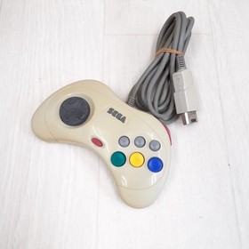 Sega Saturn Japanese white console bundle with 3D Multi Controller & 5 Games