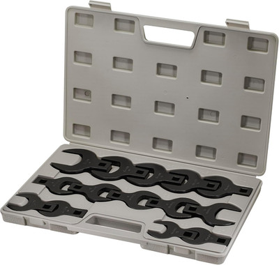 17299 14-Piece 1/2-Inch Drive Metric Jumbo Crowsfoot Wrench Set