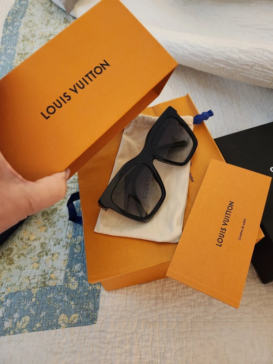 Louis Vuitton Black Plastic Frame Sunglasses for Women for sale | eBay