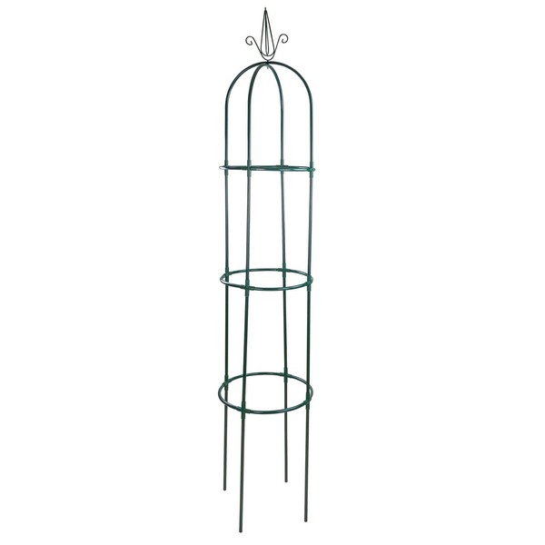Metall Rankhilfe Rankgitter Spalier Pergola Rosenbogen RosensäUle Obelisk Xxl-image