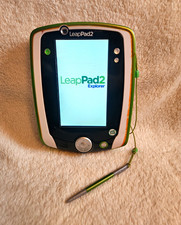 LeapFrog LeapPad2 Explorer Learning Tablet Green - Tested & Working w/ Stylus