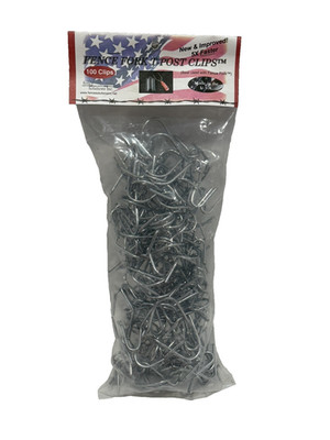 Fence Solutions Fence Fork Newly Designed T-Post Clip 100 Pack 5X Faster USA