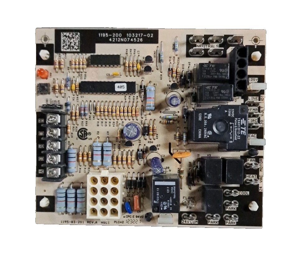 1195-200 Lennox Furnace Fan Control Circuit Board 103217-02