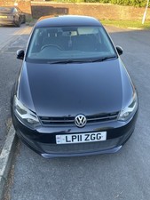 VW POLO 1.2 SE 5 DOOR HATCHBACK 2011 Diesel Manual Black (Spares/Repairs).