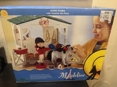 Madeline Horse Stable w/ Violette the Pony Learning Curve 2003 New in Open Box