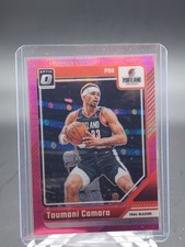 TOUMANI CAMARA 2024-25 DONRUSS OPTIC HYPER PINK #113 TRAIL BLAZERS Q5939