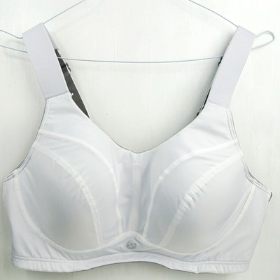 Lane Bryant Livi White Sports Bra 40DD Max Support Underwire Moisture Wicking
