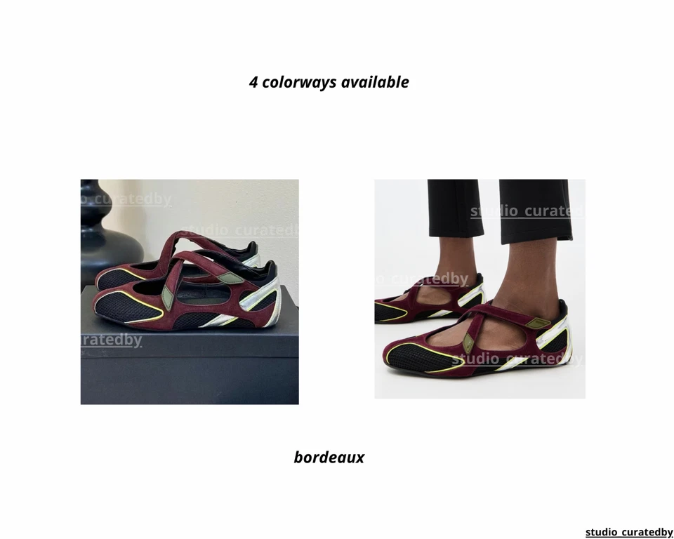 Attico Cross Strap, sneakers Ballet ShoesBa Mesh Breathable Sandals floor - Immagine 4 di 4