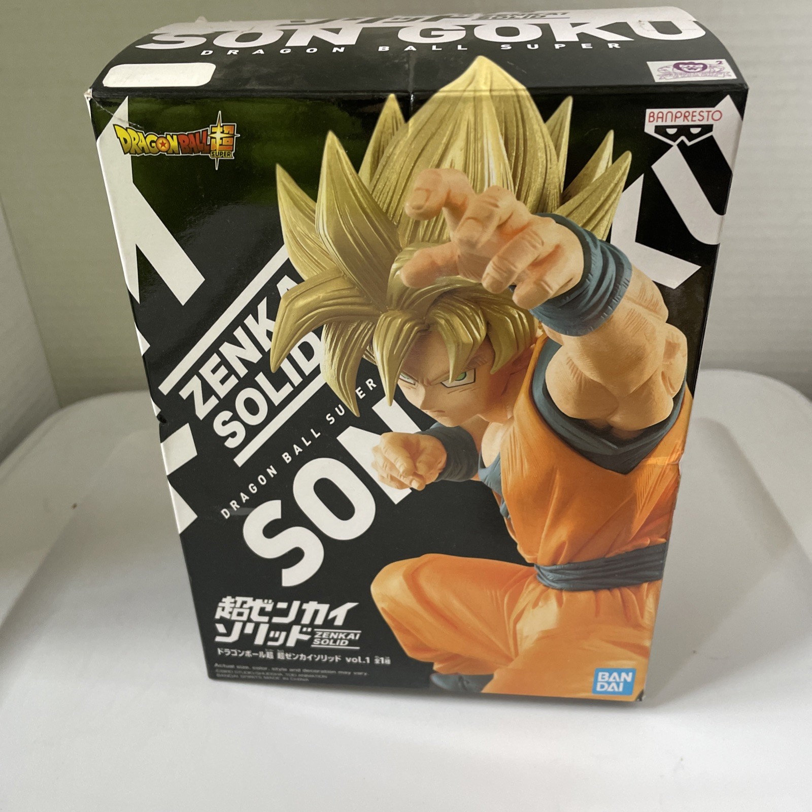 Super Saiyan Son Goku Dragon Ball Super Figure Super Zenkai Solid vol.1 JPN