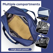 Joyway Travel Duffel Bag with 15.6-Inch Laptop Compartment, Water-Resistant,