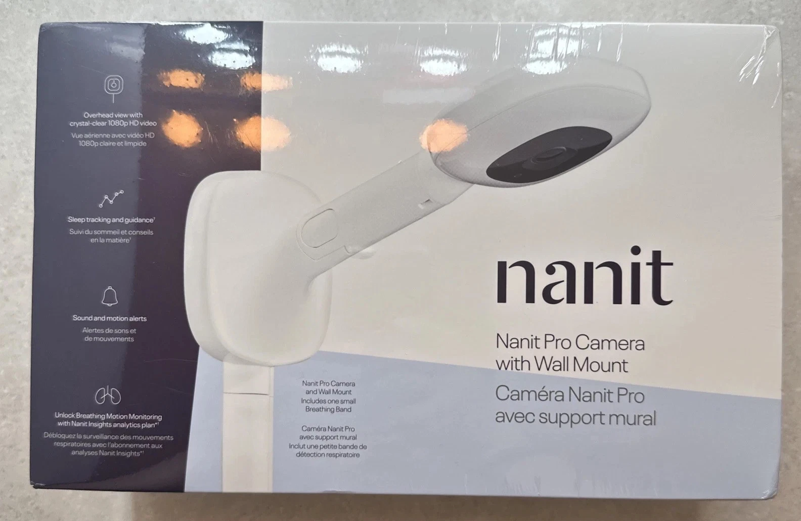 Nanit Pro Smart Baby Monitor & Wall Mount *New & Sealed*