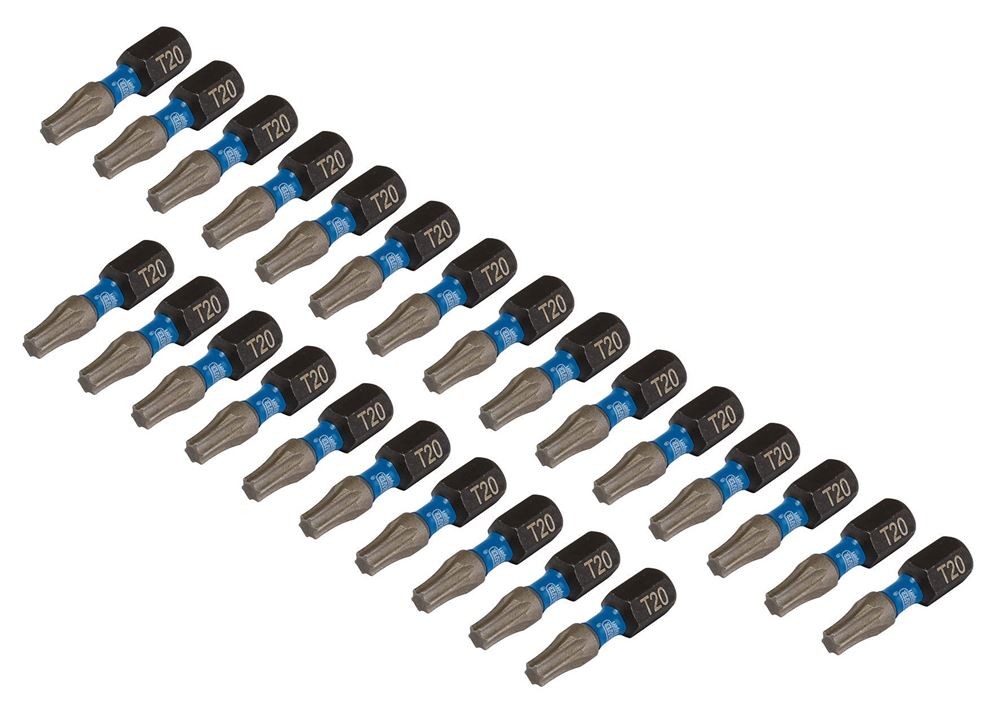 Draper T20x25mm Impact S/D Bit 25Pk 05692 Tx-Starâ Impact Screwdriver Bits, 1/4" Hex - Image 4